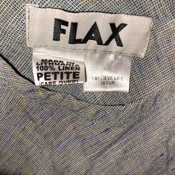 Flax 100% linen sleeveless top - Picture 4 of 6